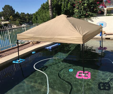 floating pool shade